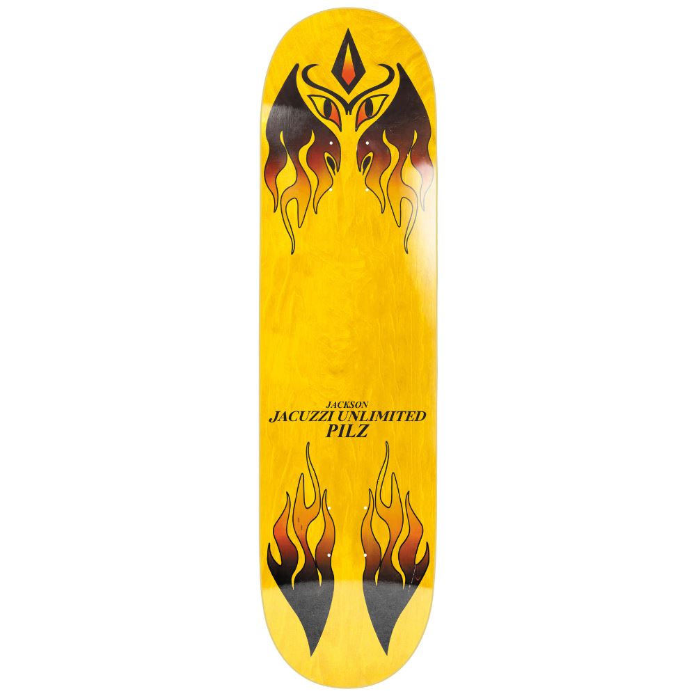Jacuzzi Unlimited Jackson Pilz Skim Board EX7 Yellow Skateboard Deck - 9.125"
