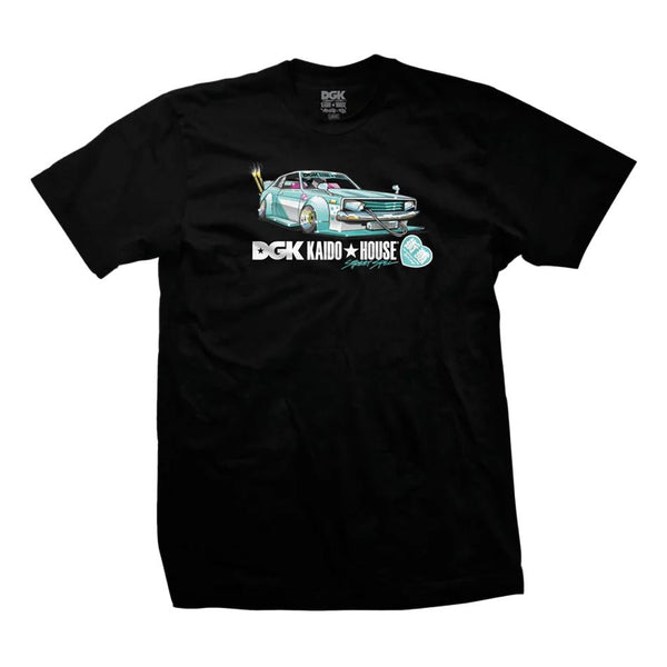 DGK x Kaido House 'Zokusha' Tee Black - Skatewarehouse.co.uk