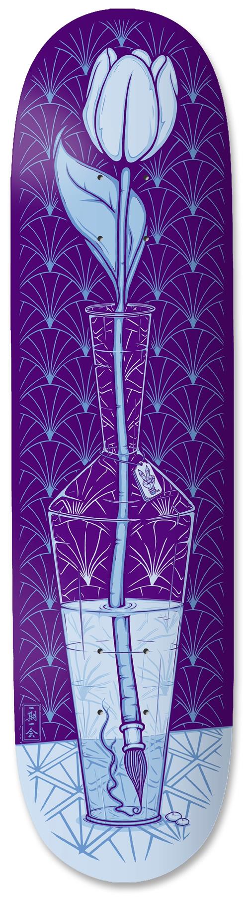 Drawing Boards Paintbrush Skateboard Deck - 8.6