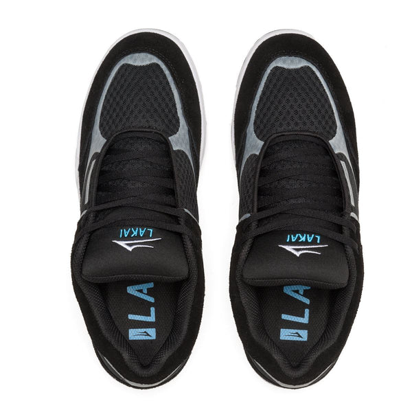 Lakai Fade Black Suede Skate Shoes - Skatewarehouse.co.uk