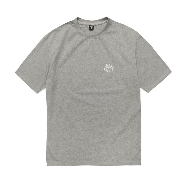 Magenta Migration Tee Heather Grey - Skatewarehouse.co.uk
