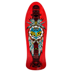 Powell-Peralta Steve Saiz Totem '07' 10" Red Stain Skateboard Deck - 10.0"