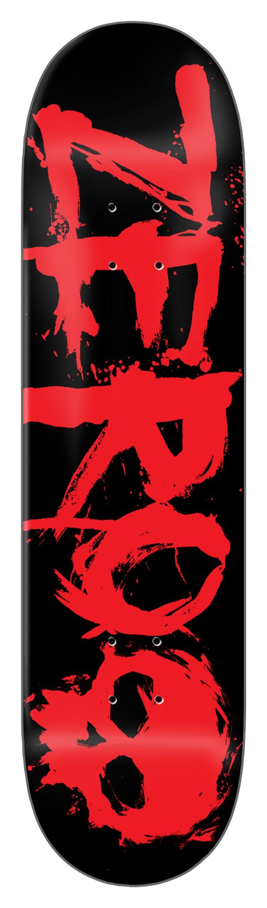 Zero Skateboard Blood Black Dipped Skateboard Deck - 8.25