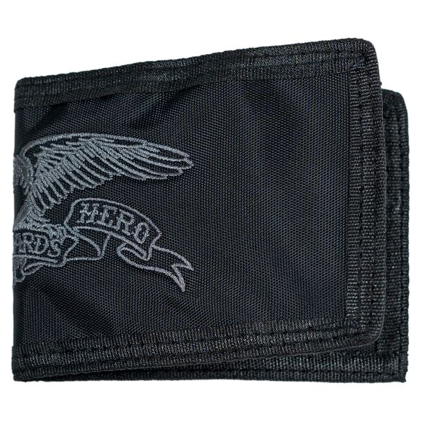 Anti Hero Basic Eagle Wallet (Black / Charcoal) - One Size