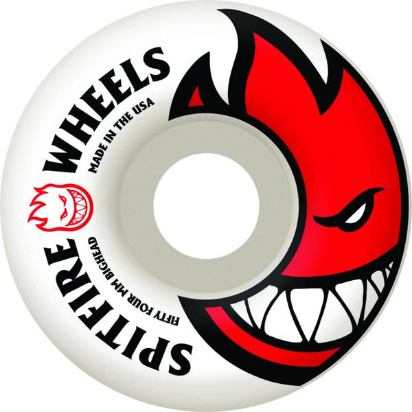 Spitfire Skateboard Wheels Bighead - White - Skatewarehouse.co.uk