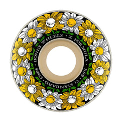 BONES™ Skateboard Wheels 'Pushing Up Daisies' X-Formula • • 99A • V1 Standard - Skatewarehouse.co.uk