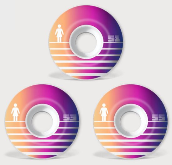 Girl Future Staple 99D Skateboard Wheels - 53mm
