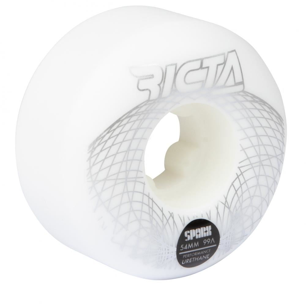 Ricta Skateboard Wheels Wireframe Sparx 99a - White