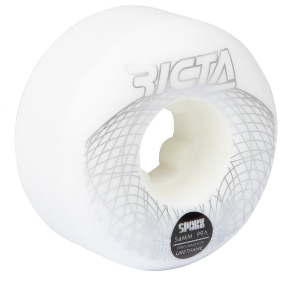 Ricta Skateboard Wheels Wireframe Sparx 99a - White