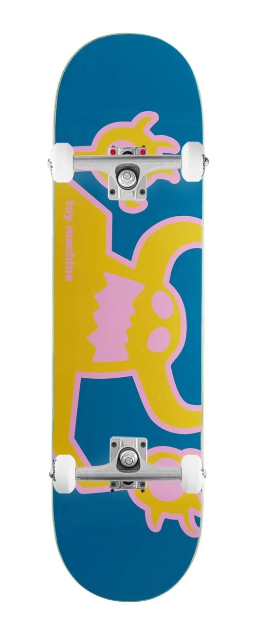 Toy Machine 'Original Monster' Blue / Yellow x Venom Custom Complete Skateboard - 8.25