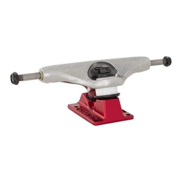 Indy Stage 11 Skateboard Trucks Hollow Forged BTG Standard Silver / Ano Red - 139 - Skatewarehouse.co.uk