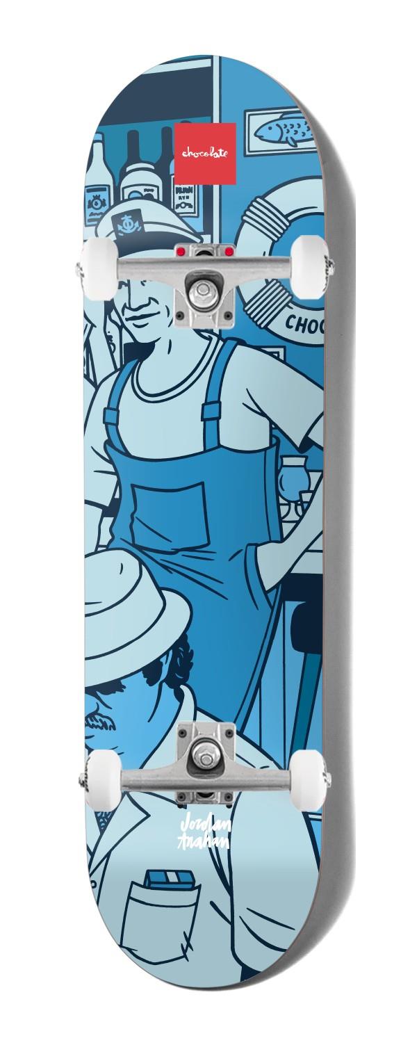 Chocolate Bar Series III Jordan Trahan x Venom Custom Complete Skateboard - 8.25