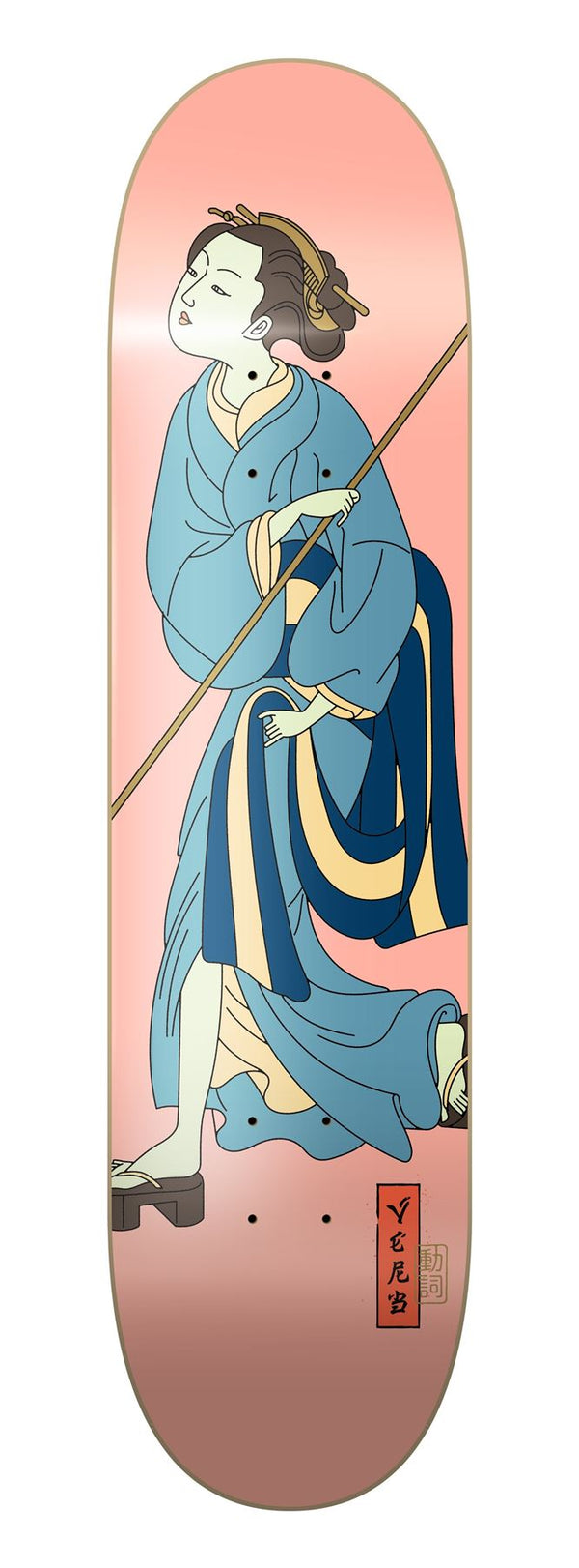 Verb Adam Hill Onna-Bugeisha Artist Skateboard Deck Multi 8.125