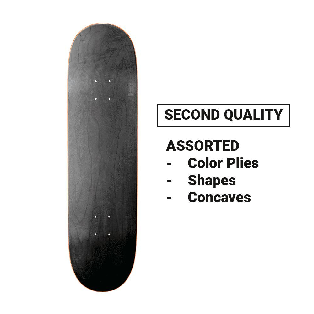 HLC Blank Skateboard Deck - 8.125"