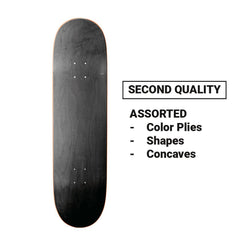 HLC Blank Skateboard Deck - 8.125"