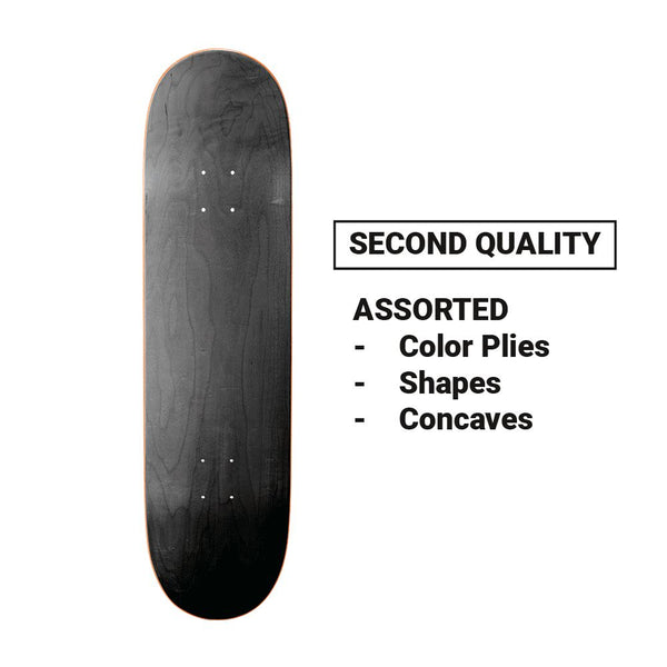 HLC Blank Skateboard Deck - 8.125
