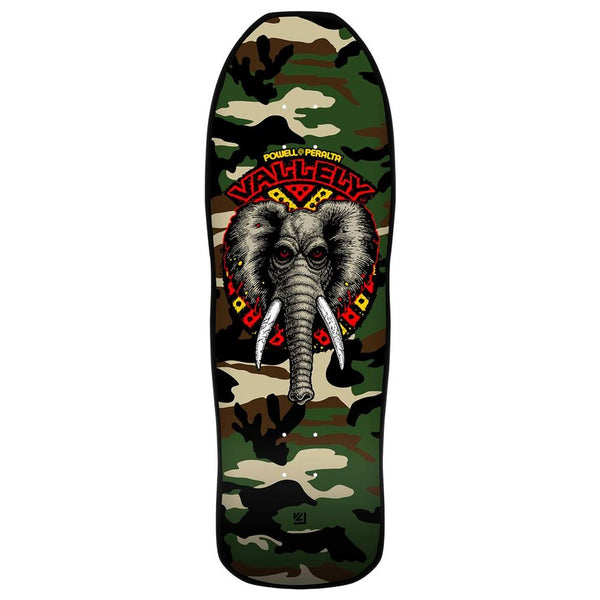 Powell-Peralta™ Mike Vallely • Elephant '' • Camo Shape Skateboard Deck - 10.0