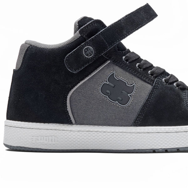 Ipath Grasshopper Black Grey Suede Shoes - Skatewarehouse.co.uk