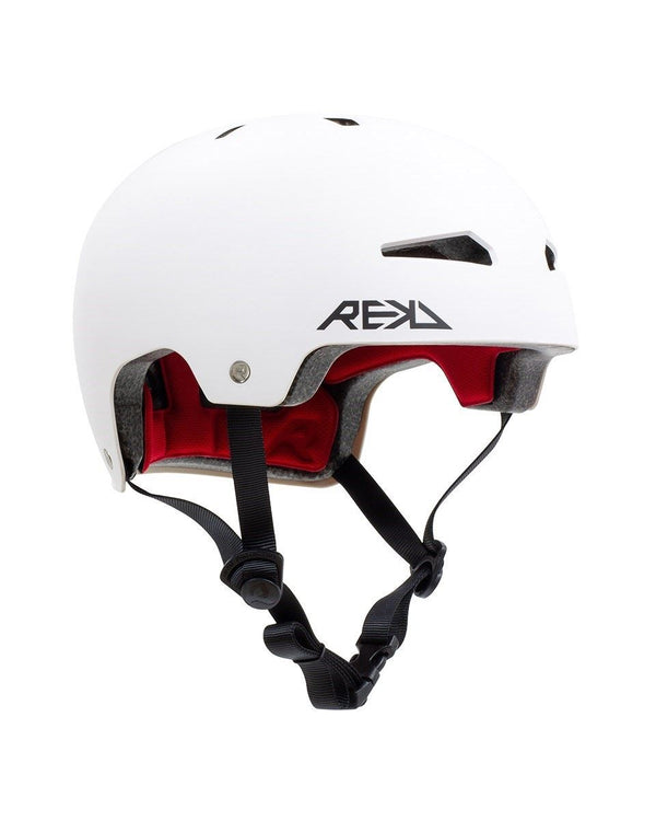 REKD Elite 2.0 Skateboard Skate Scooter BMX Helmet - White - Skatewarehouse.co.uk