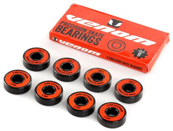 Skatewarehouse Conical Skateboard Wheels & Venom ABEC 9 Bearings Pack - Skatewarehouse.co.uk