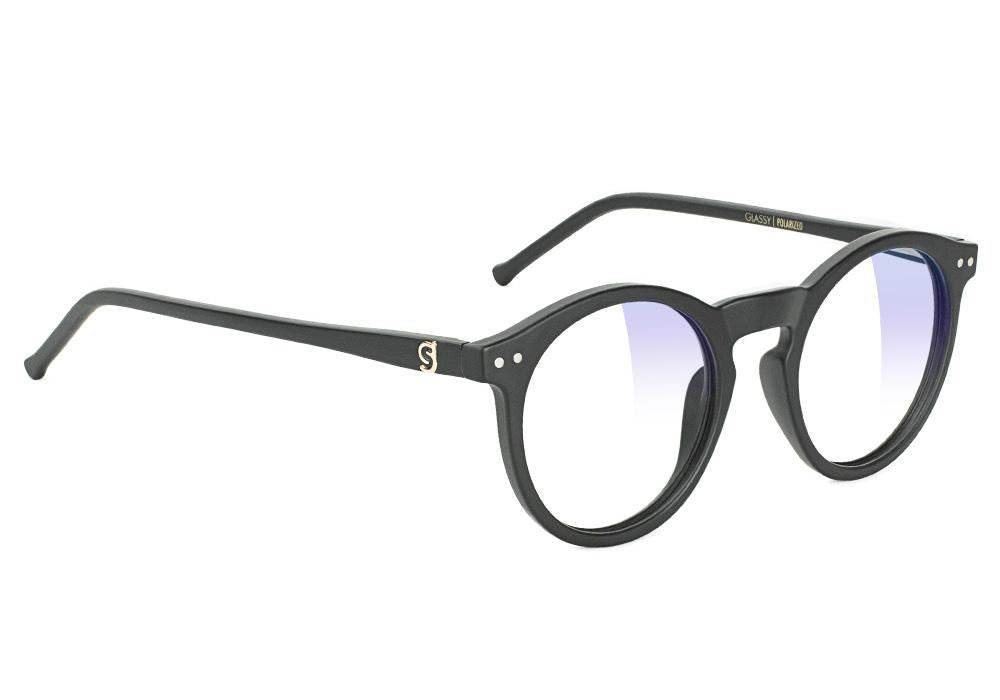 Glassy Eyewear Timtim Premium Gaming Glasses Black / Clear - Skatewarehouse.co.uk