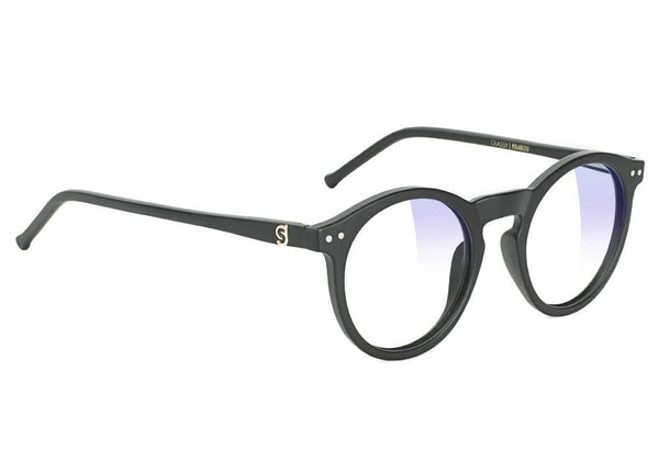 Glassy Eyewear Timtim Premium Gaming Glasses Black / Clear - Skatewarehouse.co.uk