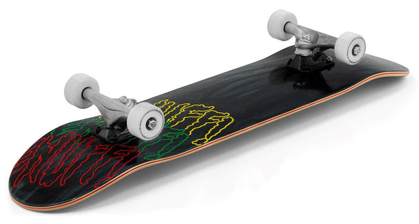 Enuff Three Tier Reloaded SkateboardBlack Complete Skateboard - 8.0