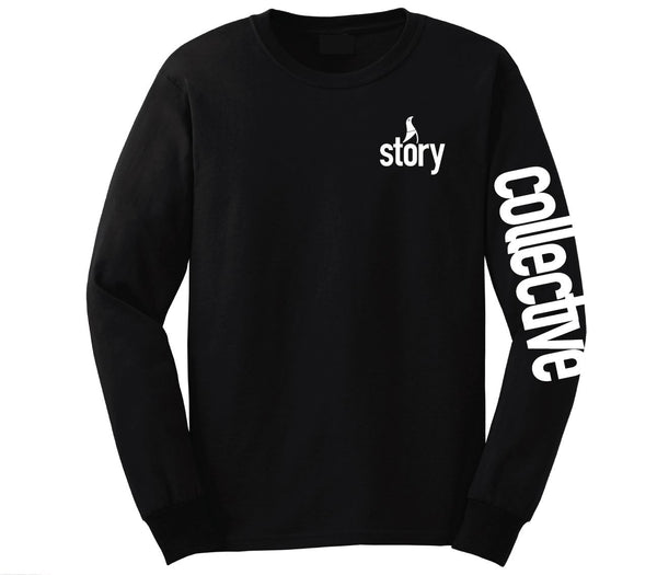 Story Collective Long Sleeve Tee Black - Skatewarehouse.co.uk