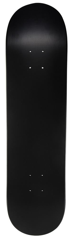 Venom Blank Skateboard Deck - Matt Black - 8.0
