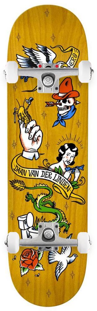 Anti Hero Daan No Regerts x Venom Custom Complete Skateboard - 8.5