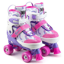 Xootz Semi Soft Stardust Quad Skates - Pink