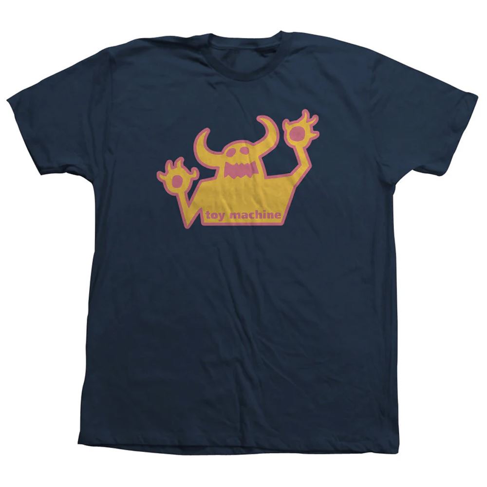 Toy Machine OG Monster Tee Navy - Skatewarehouse.co.uk