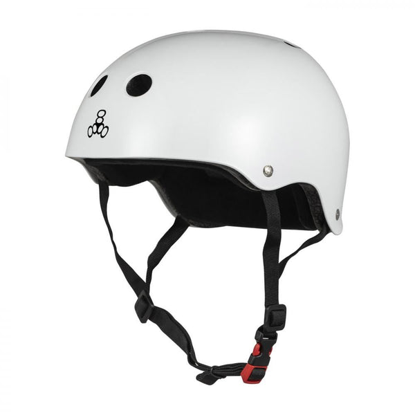 Triple Eight Helmet Certified Sweatsaver - White Glossy