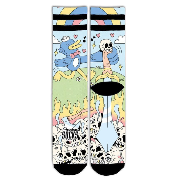 American Socks Cute Chaos - Mid High Socks