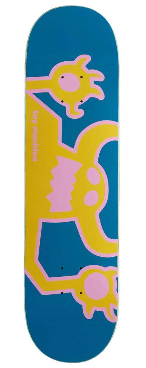 Toy Machine 'Original Monster' Blue/Yellow Skateboard Deck - 8.25