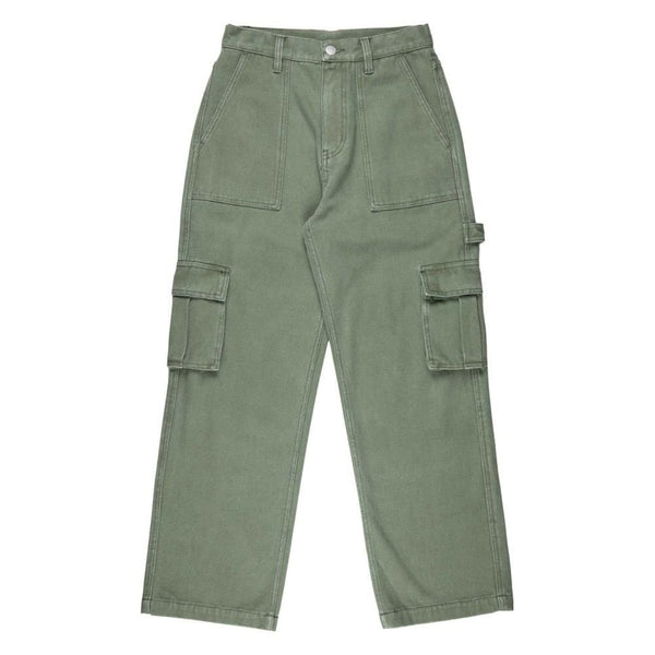 Santa Cruz Womens Pant Workers Cargo Pant - Pale Sage Wash - Skatewarehouse.co.uk