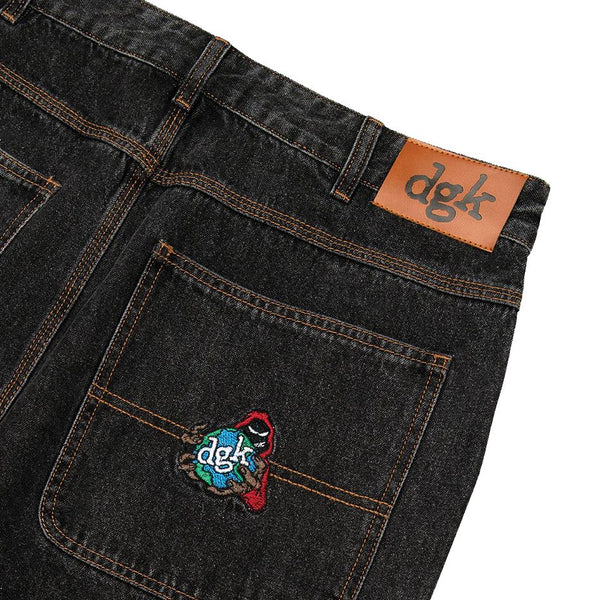 DGK Plaza Utility Pants Washed Black - 32