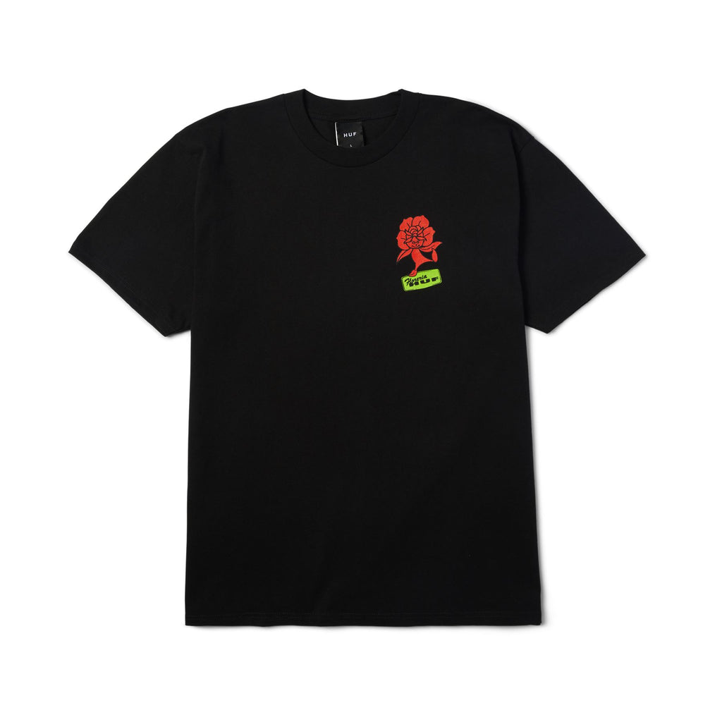 HUF Flower District SS Tee (Black)