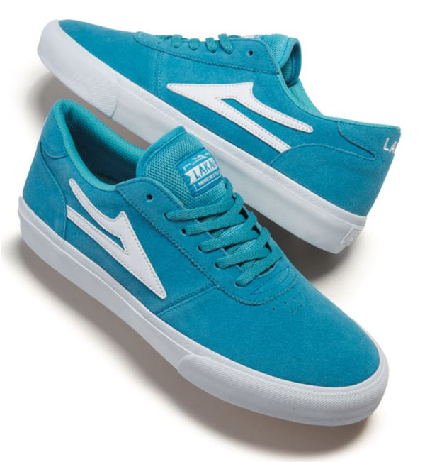 Lakai Manchester Skate Shoes - Cyan - Skatewarehouse.co.uk