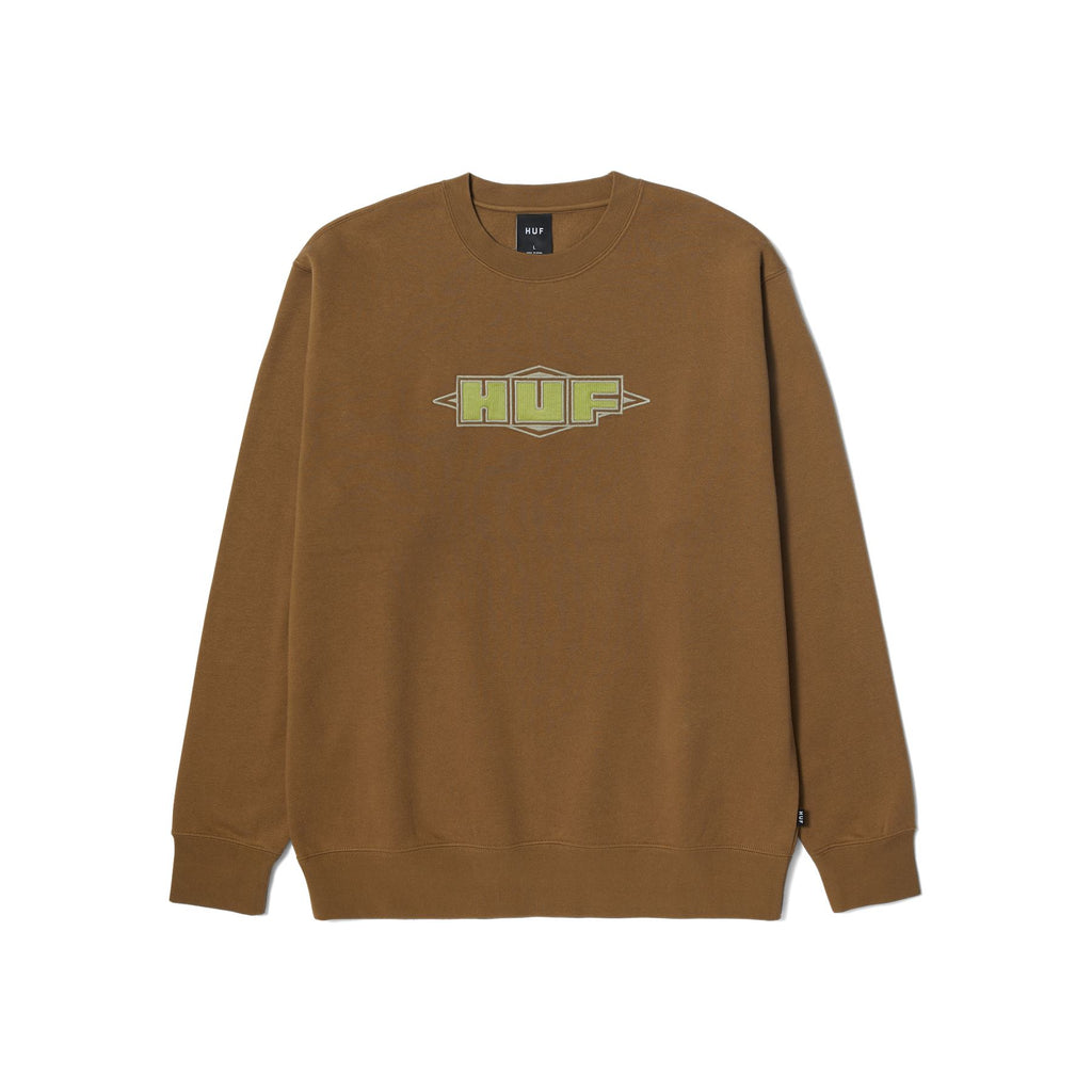 HUF Quality Crewneck (Mud) - L