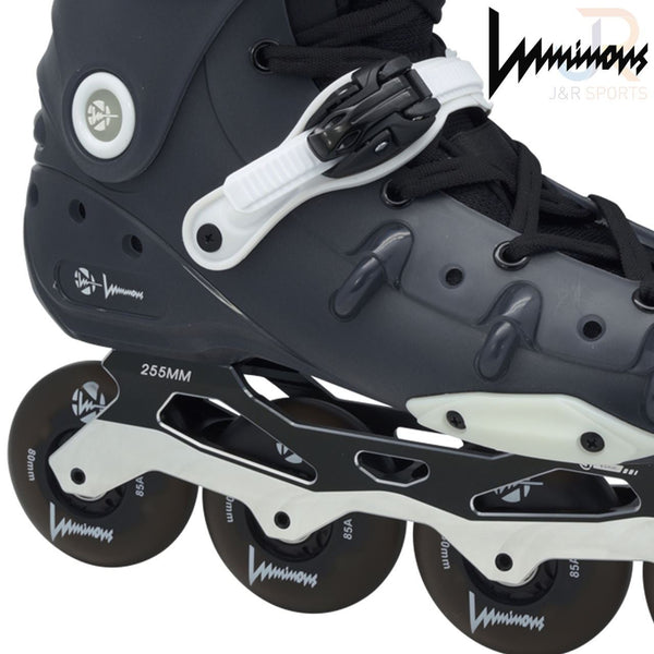 Luminous Skates Ray Dark Inline Skates - Skatewarehouse.co.uk
