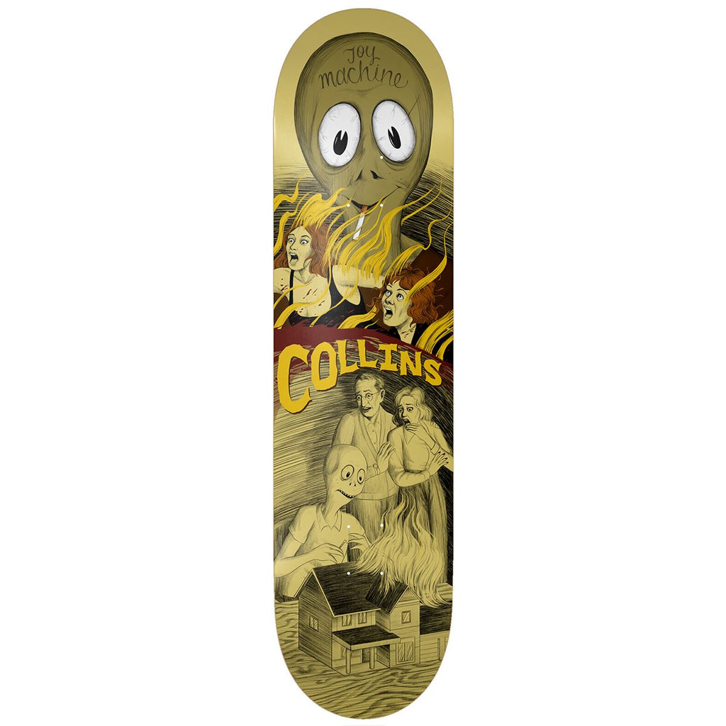 Toy Machine Collins Horror Show Skateboard Deck - 8.13" - Skatewarehouse.co.uk