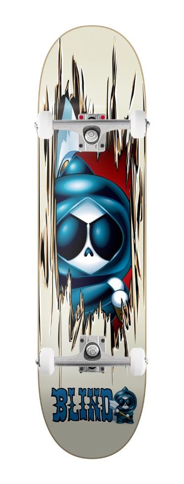 Blind Classic KNNY Axe White x Venom Custom Complete Skateboard - 8.25"