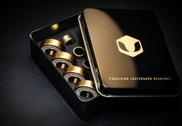 Venom Precision Gold Skateboard Bearings - Skate Rated - Skatewarehouse.co.uk