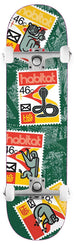 Habitat Postage Scatter Red x (WB ) x Venom Custom Complete Skateboard - 8.25"