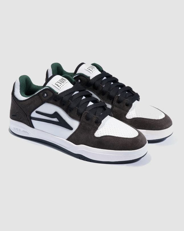 Lakai Telford Low Skate Shoes Evon Martinez Brown White