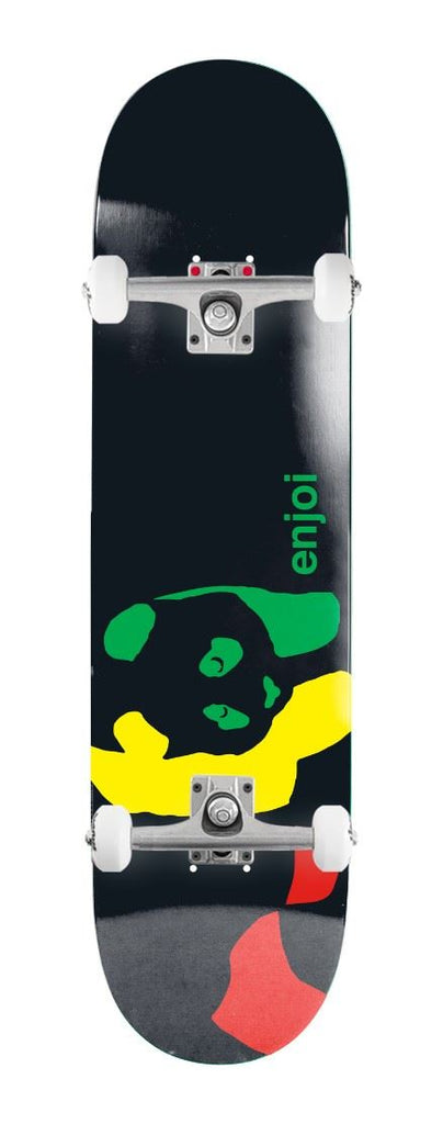 Enjoi Rasta Panda R7 Rasta x Venom Custom Complete Skateboard - 8.5"
