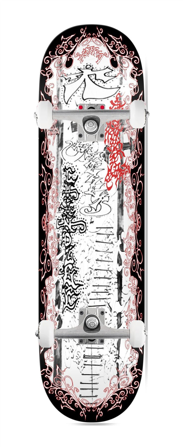 There Chandler Red Velvet (White/Red) x Venom Custom Complete Skateboard - 8.5