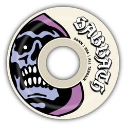 Sabbath | Reaper | | 99A (Conical) White / Pink / Purple Skateboard Wheels - 58mm