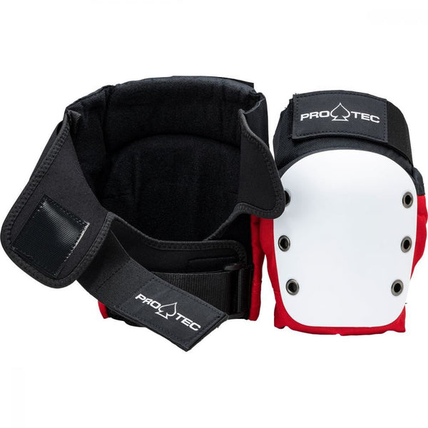 Pro-Tec Pads Street Gear Junior 3 Pack - Red / White / Black - Skatewarehouse.co.uk